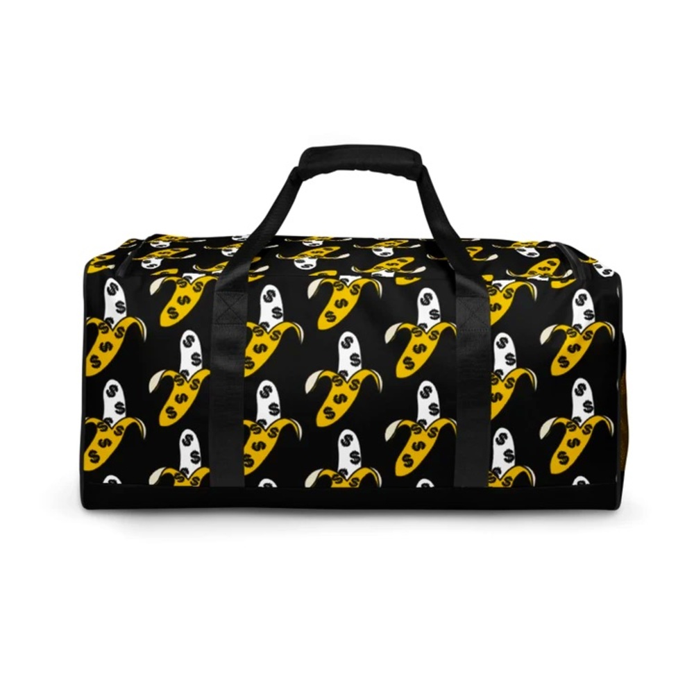 "Black" Banana Billions All Over Travel Bag